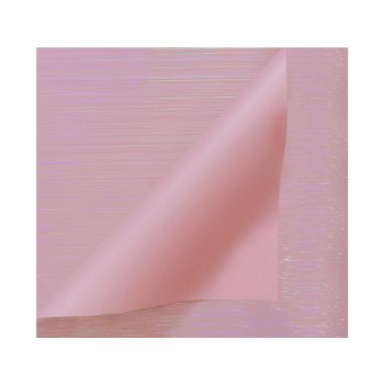 POLI STARLIGHT PLATINUM 50MC DUPLA FACE LISO 58cm X 58cM PACOTE 20 FOLHAS ROSA / ROSA QSWL002