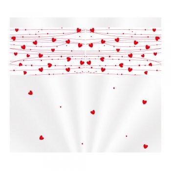 SACO TRANSPARENTE CESTA SINTONIA 35cm x 59cm Pacote 50 Peças