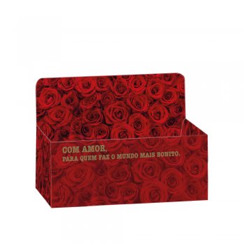 CACHEPOT PAPER RETANGULAR ALTO H/ST SCARLET 5un