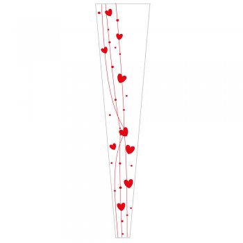 BOTAO CONE SINTONIA 12cmX3cmX50cm 100un