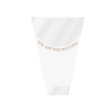 BOUQUET CONE VIVACE ONLY ONE 28cm x 11cm x 41cm Pacote 10 Peças BRANCO