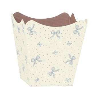 CACHEPOT PAPER . CHARLOTTE Pote 15 (16cm x 17cm x 11cm) Pacote 10 Peças .