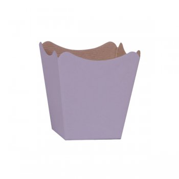 CACHEPOT PAPER . LISO Pote 11 (11cm x 11cm x 9cm) Pacote 10 Peças AMETISTA