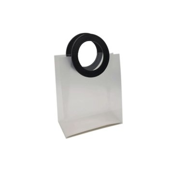 SACOLA LILLE ALÇA COURINO 20cm x 10cm x 23cm Pacote 10 Peças PRETA