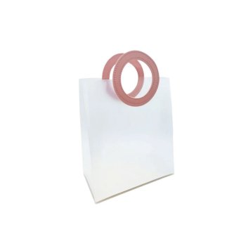 SACOLA LILLE ALÇA COURINO 20cm x 10cm x 23cm Pacote 10 Peças ROSA