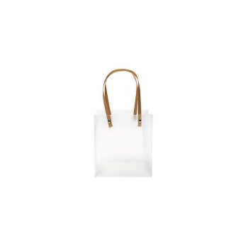 SACOLA LILLE ALÇA KRAFT 15cm x 7cm x 13,5cm Pacote 10 Peças NUDE