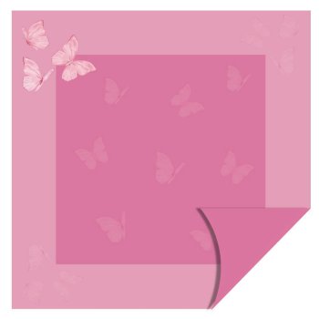 POLI PEROLIZADO ELITE 60mc DUPLA FACE BUTTERFLY 58cm x 58cm Pacote 20 Folhas .