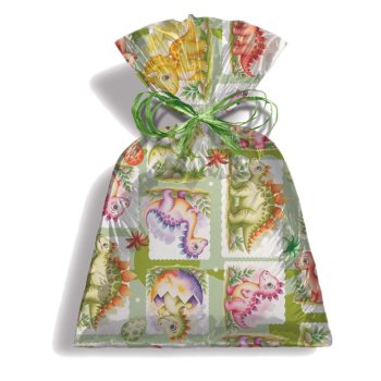 PAPEL DE PRESENTE DECORADO DINOBABY 70cm x 50m Bobina Contínua .