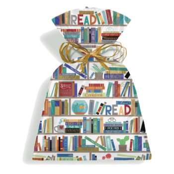SACO PEROLIZADO PRESENTE LIVROS 50cm x 69cm Pacote 50 Peças .