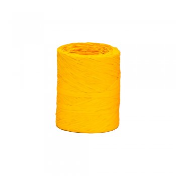 RAPHIA MASTER SINTÉTICA LISA . 100m 1 Rolo AMARELO R02
