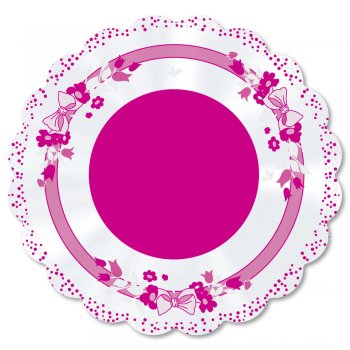 POLI REDONDO LAÇO Ø 38cm Pacote 50 Folhas PINK