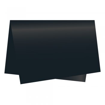POLI SUJINHO LISO 49cm x 69cm Pacote 50 Folhas PRETO