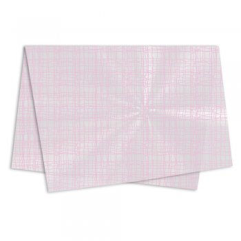 POLI SUJINHO DECORADO JUTA 49cm x 69cm Pacote 50 Folhas ROSA CLARO