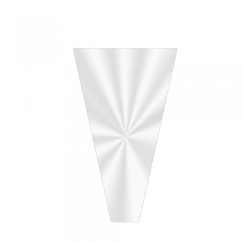 BOUQUET 30mc CONE . 23cm x 7cm x 40cm Pacote 50 Peças INCOLOR